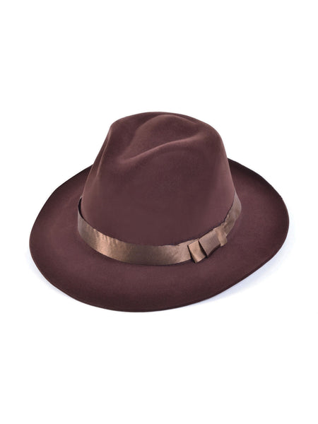 Brauner Fedora Hut