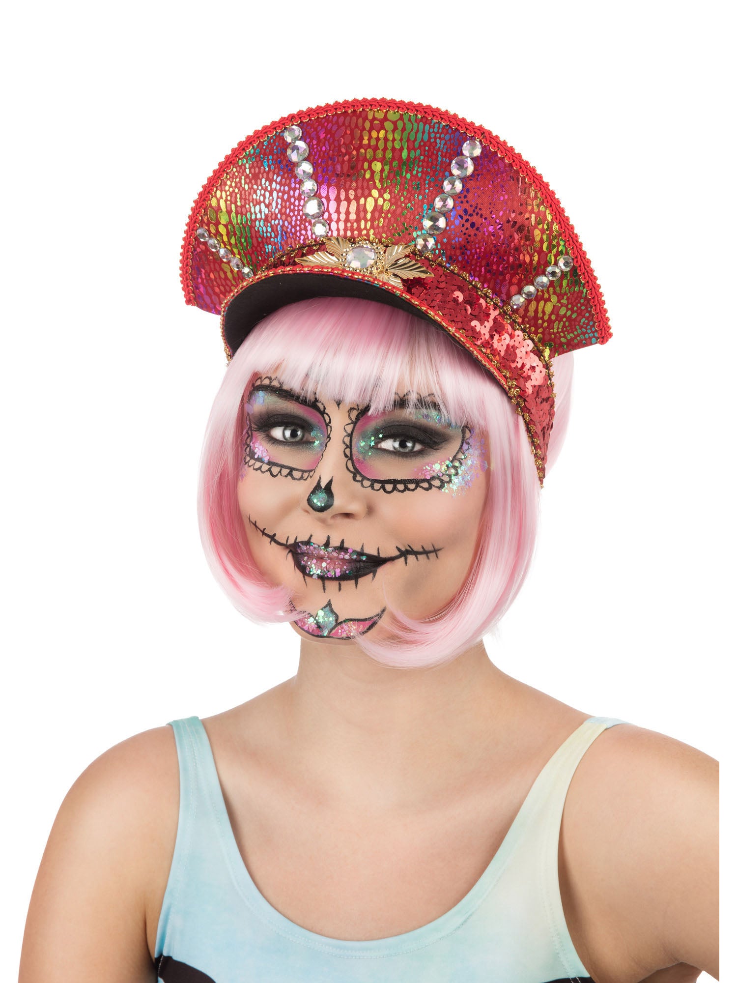 Rosa Party Festival Militärhut