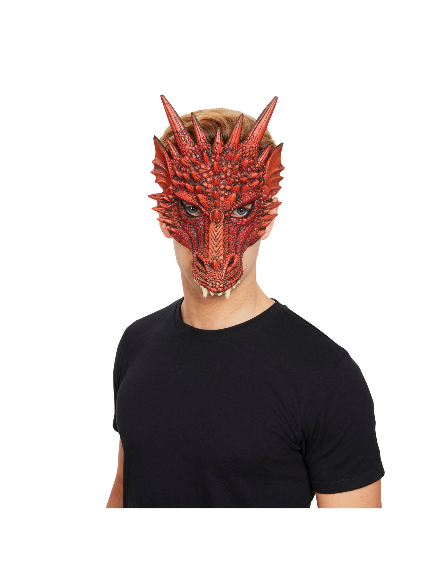 Rote Drachen-Maske