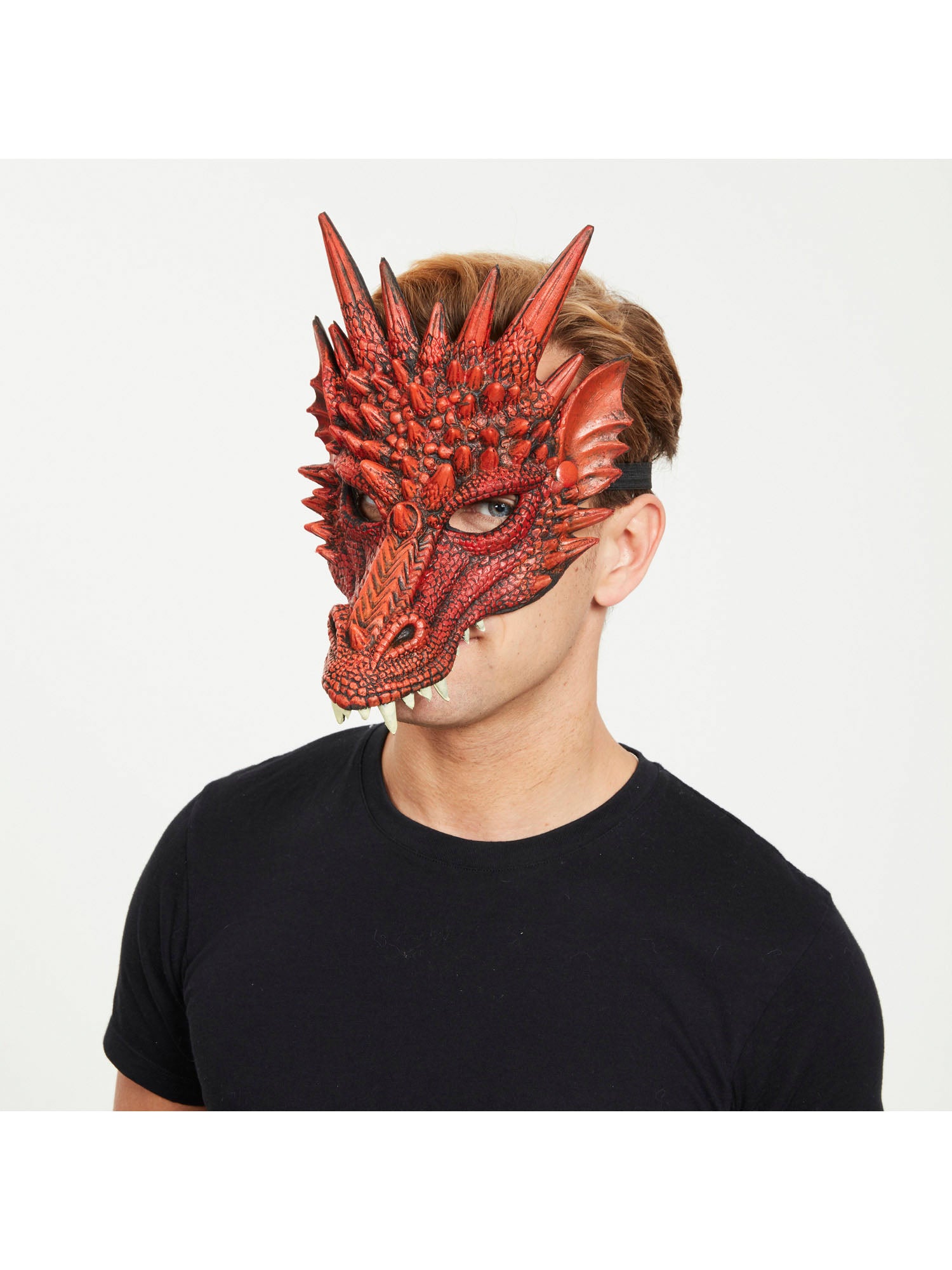 Rote Drachen-Maske