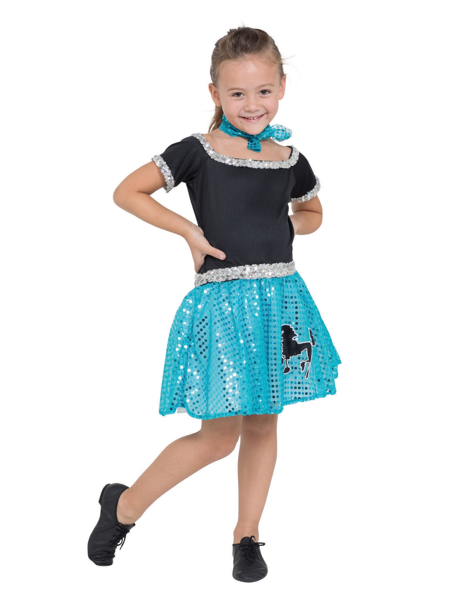 Kinder Rock 'N' Roll Paillettenkleid