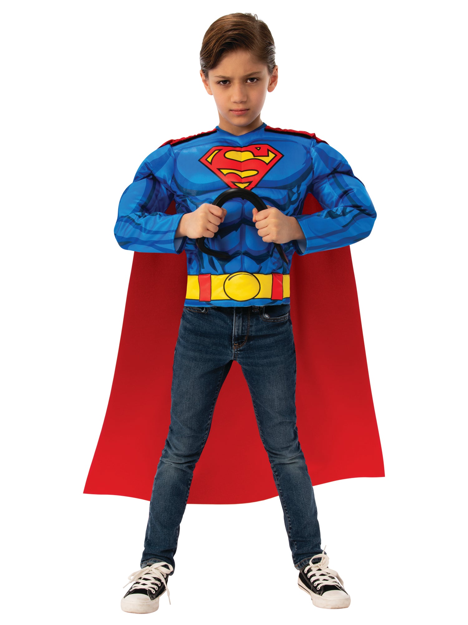 Superman Deluxe Muskelbrust Kinderkostüm