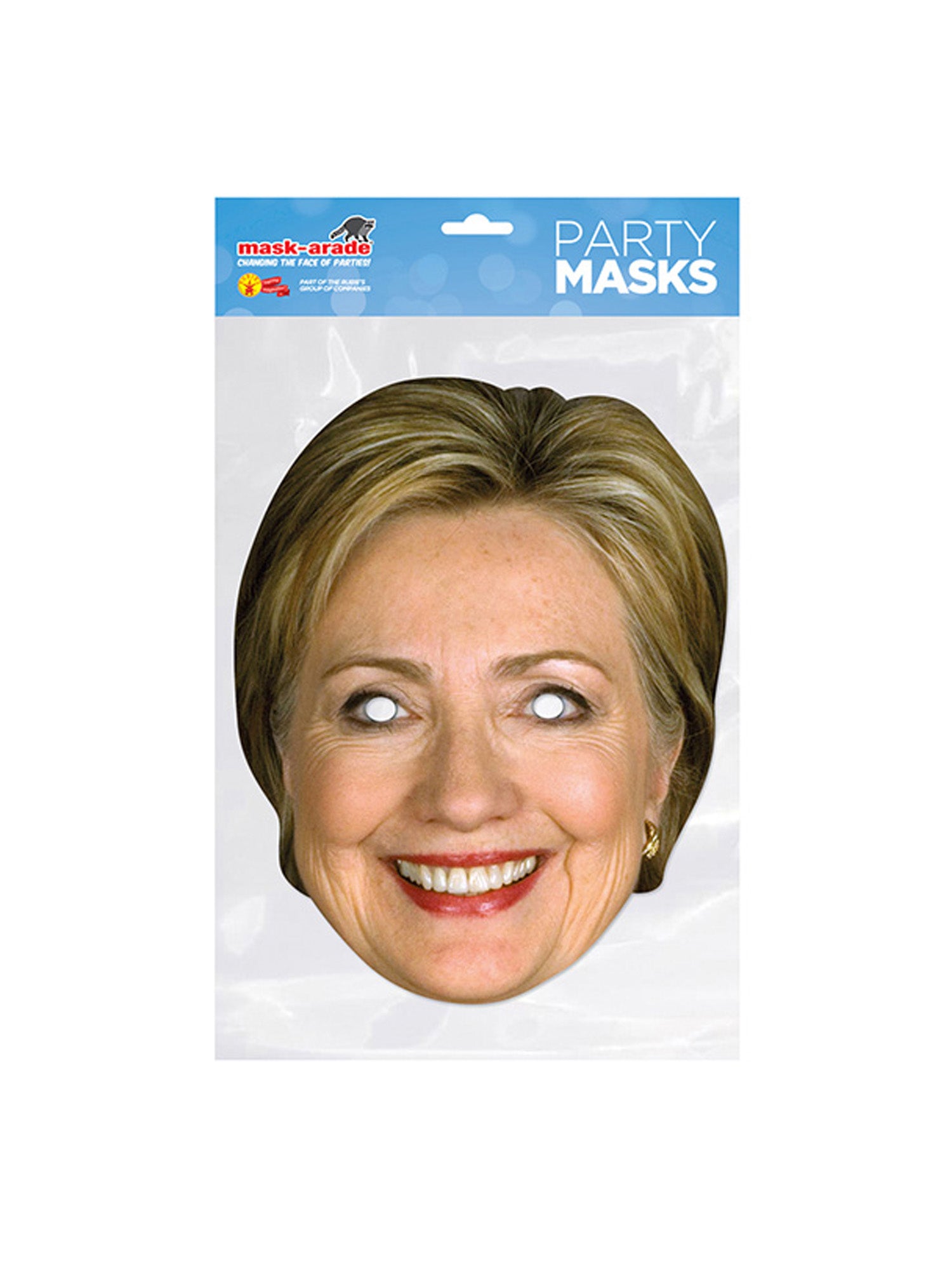 Hillary Clinton Papiermaske