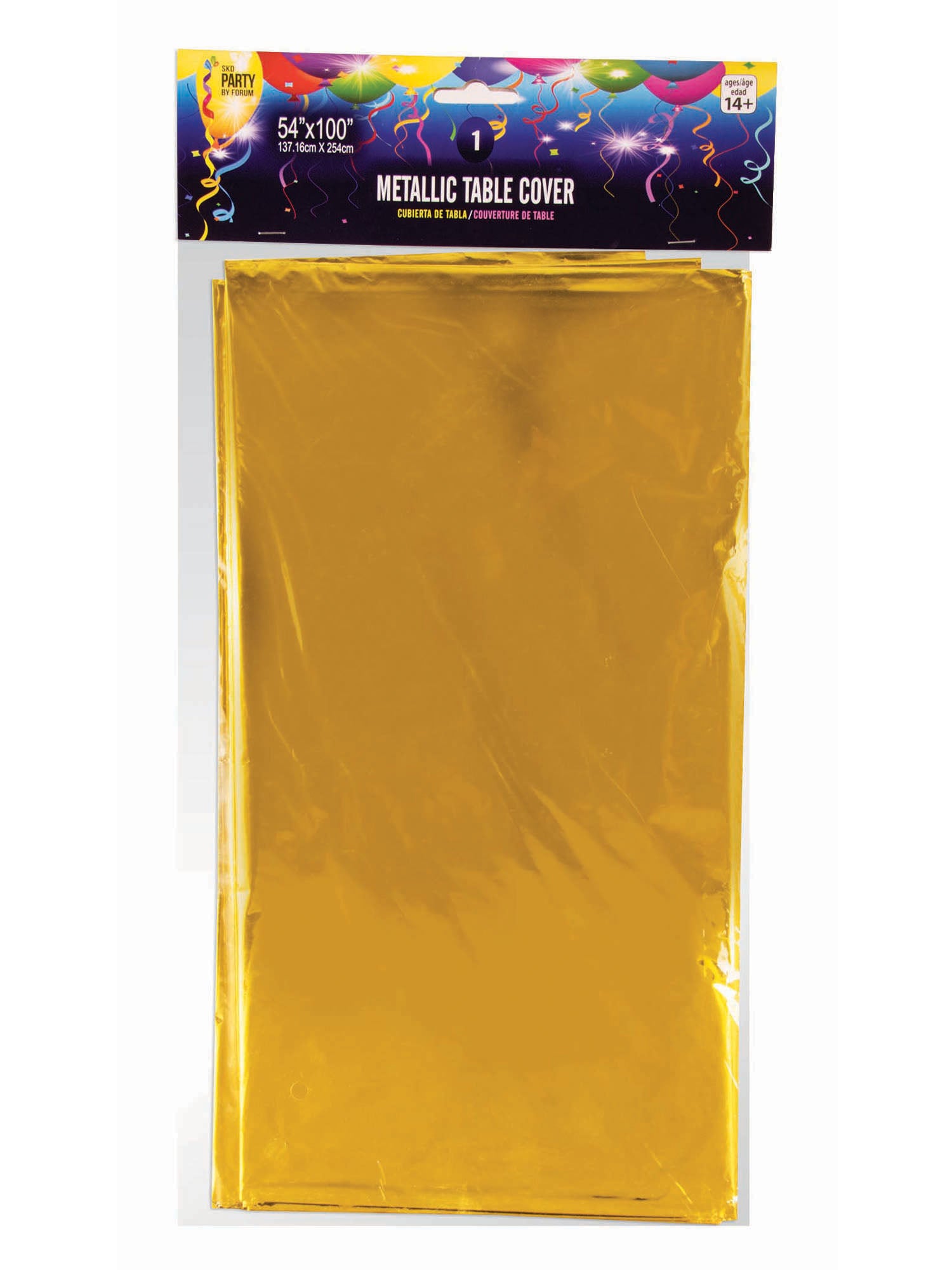 Metallische Tischdecke