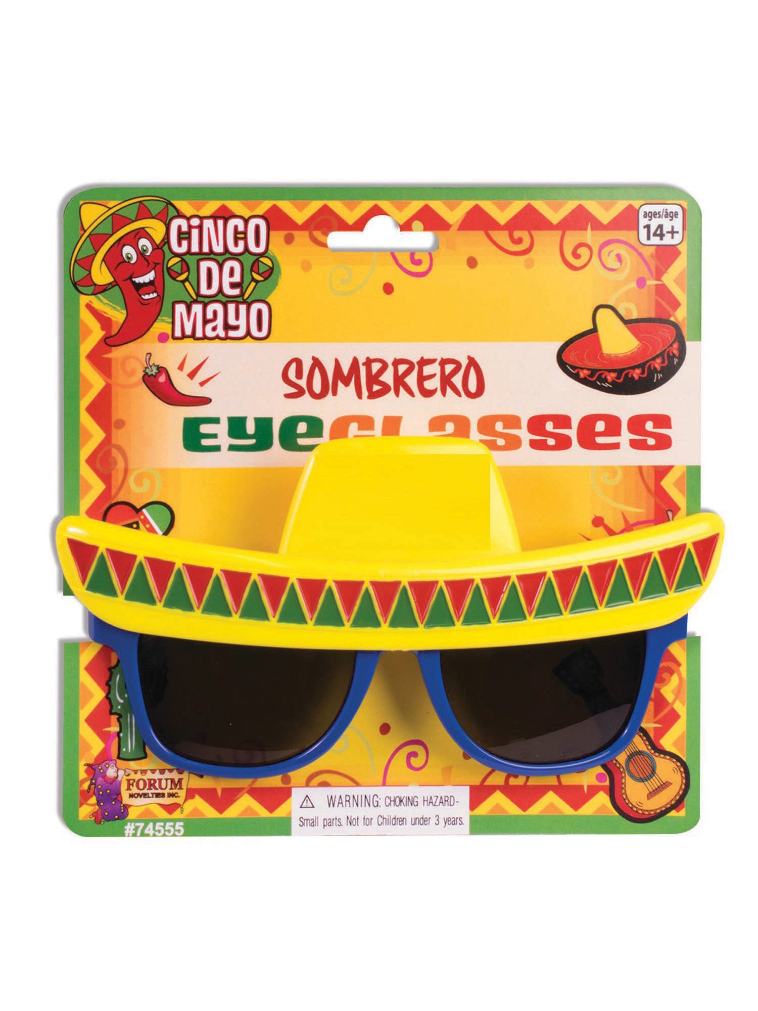 Sombrero Sonnenbrille Kostüm Accessoire