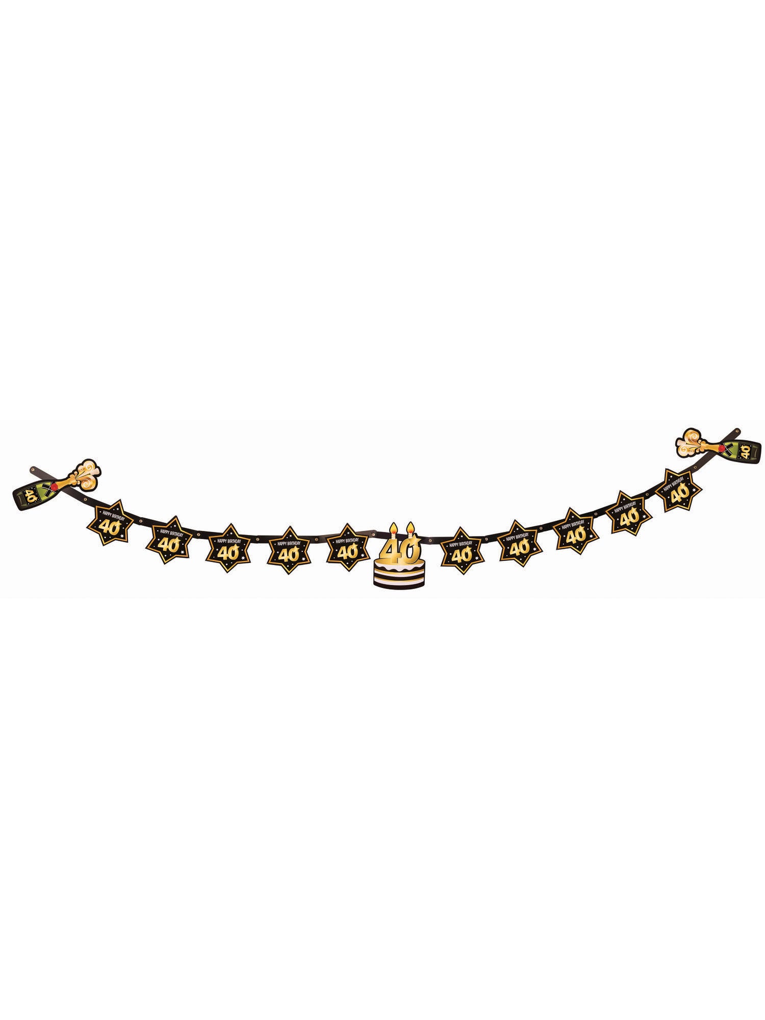 Girlande für die 40. Geburtstagsfeier
